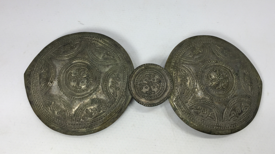 OSMANLI DÖNEMİ NADİR RUM İŞİ GÜMÜŞ GELİN KEMERİ TOKASI