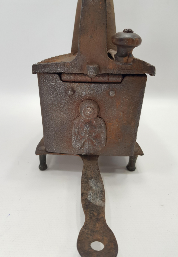 OSMANLI DÖNEMİ RUM İŞİ TANRI ZEUS GÖRSELLİ KÖMÜRLÜ ÜTÜ 