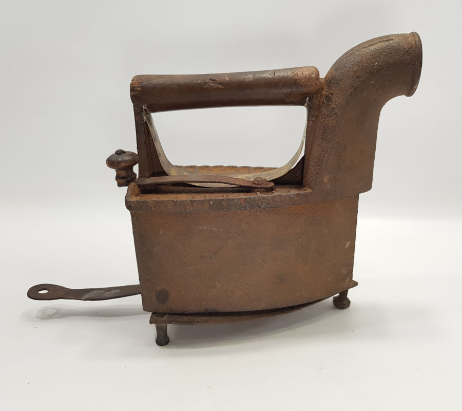 OSMANLI DÖNEMİ RUM İŞİ TANRI ZEUS GÖRSELLİ KÖMÜRLÜ ÜTÜ 