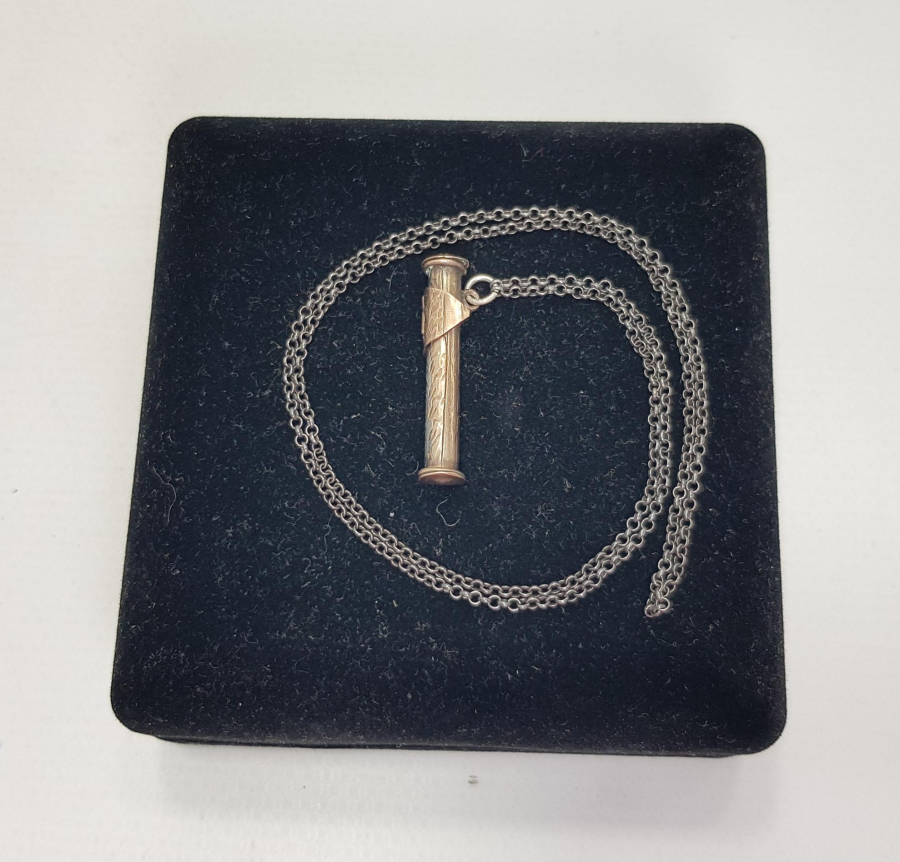 OSMANLICA DAMGALI DİNİ KOLYE UCU 