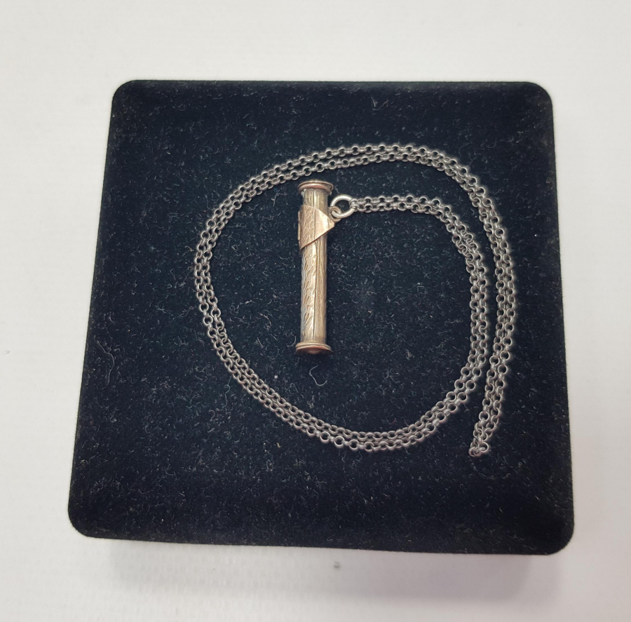 OSMANLICA DAMGALI DİNİ KOLYE UCU 