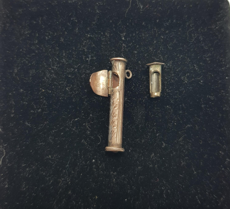 OSMANLICA DAMGALI DİNİ KOLYE UCU 