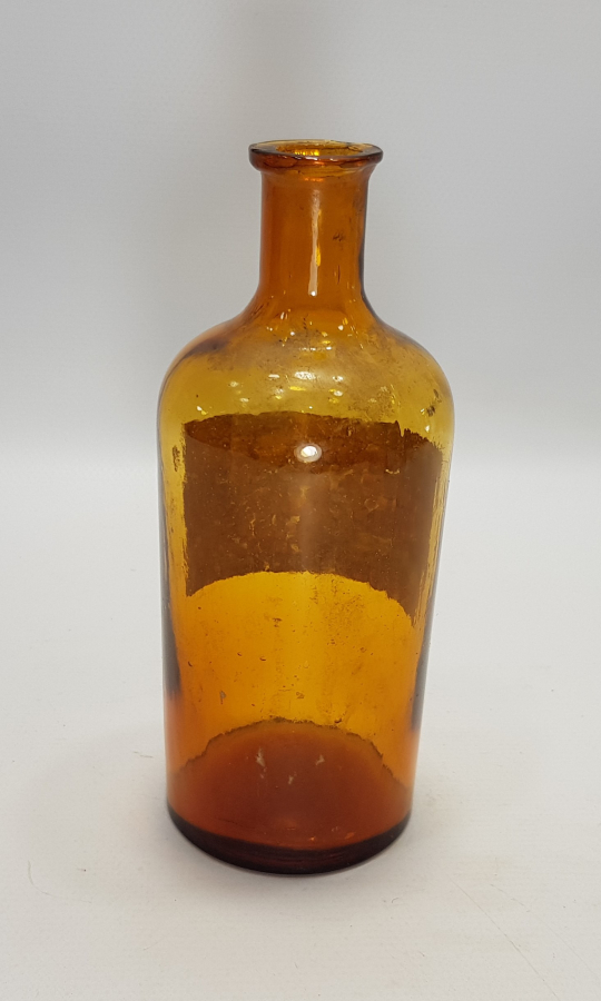 OSMANLICA YAZILI ECZA ŞİŞESİ 