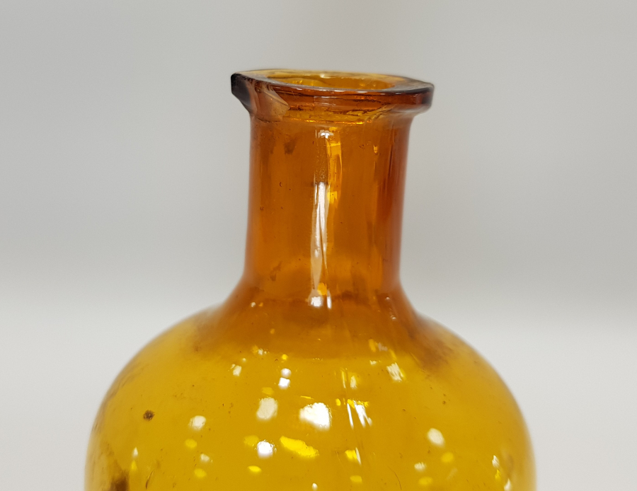 OSMANLICA YAZILI ECZA ŞİŞESİ 