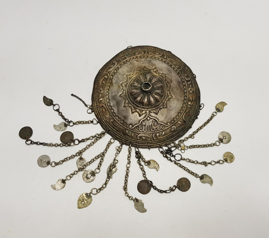 OSMANLICA YAZILI GÜMÜŞ KADIN TEPELİĞİ 