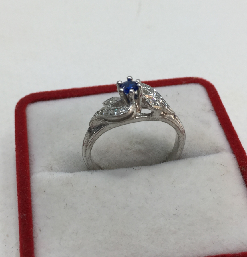 PIRLANTA TAŞLI ANTİKA YÜZÜK