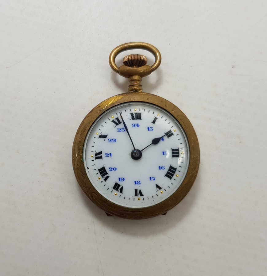 PORSELEN KADRAN ZENNE CEP SAATİ