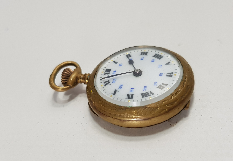 PORSELEN KADRAN ZENNE CEP SAATİ