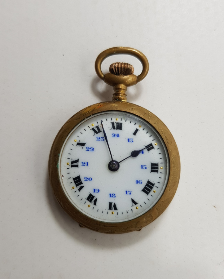 PORSELEN KADRAN ZENNE CEP SAATİ