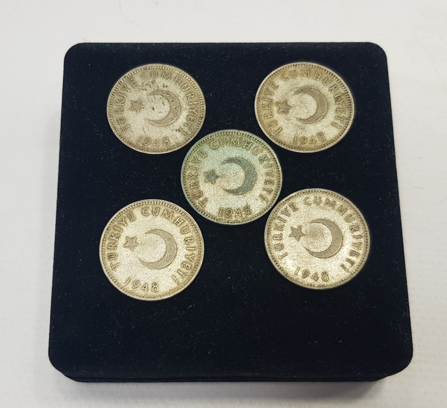 1947-1948 GÜMÜŞ 1 LİRALAR