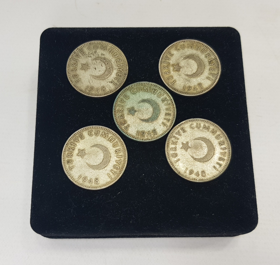 1947-1948 GÜMÜŞ 1 LİRALAR