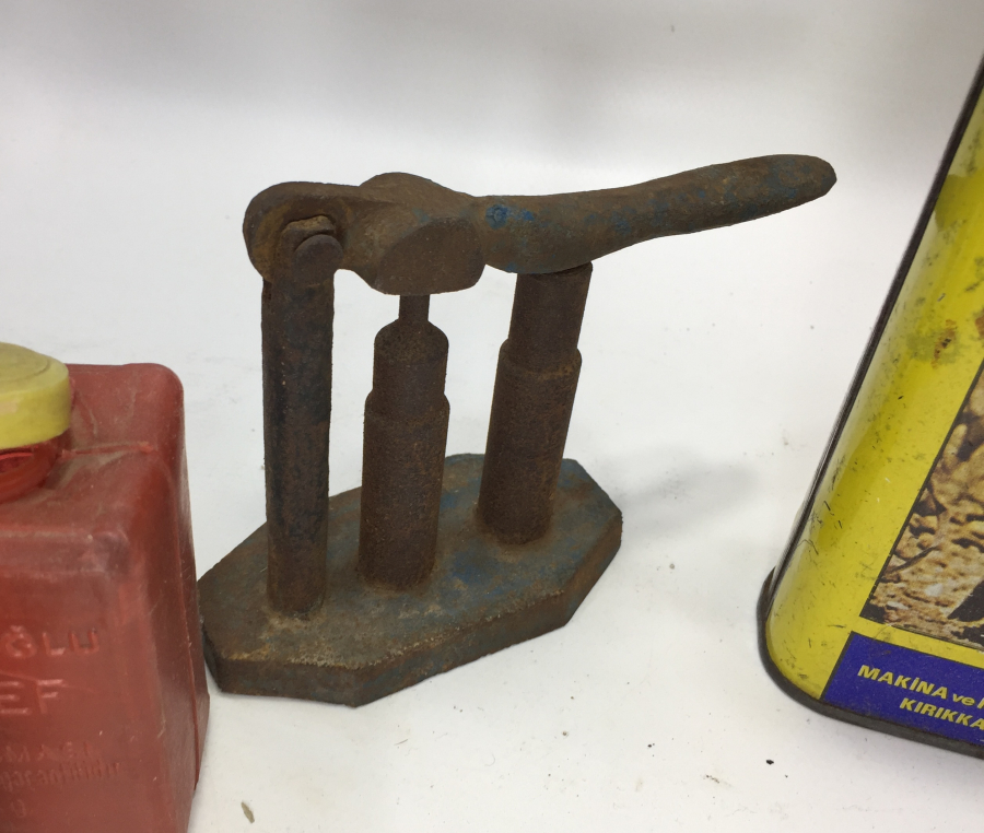 ANTİKA FİŞEK DOLDURMA APARATI BARUT VE SAÇMALARI