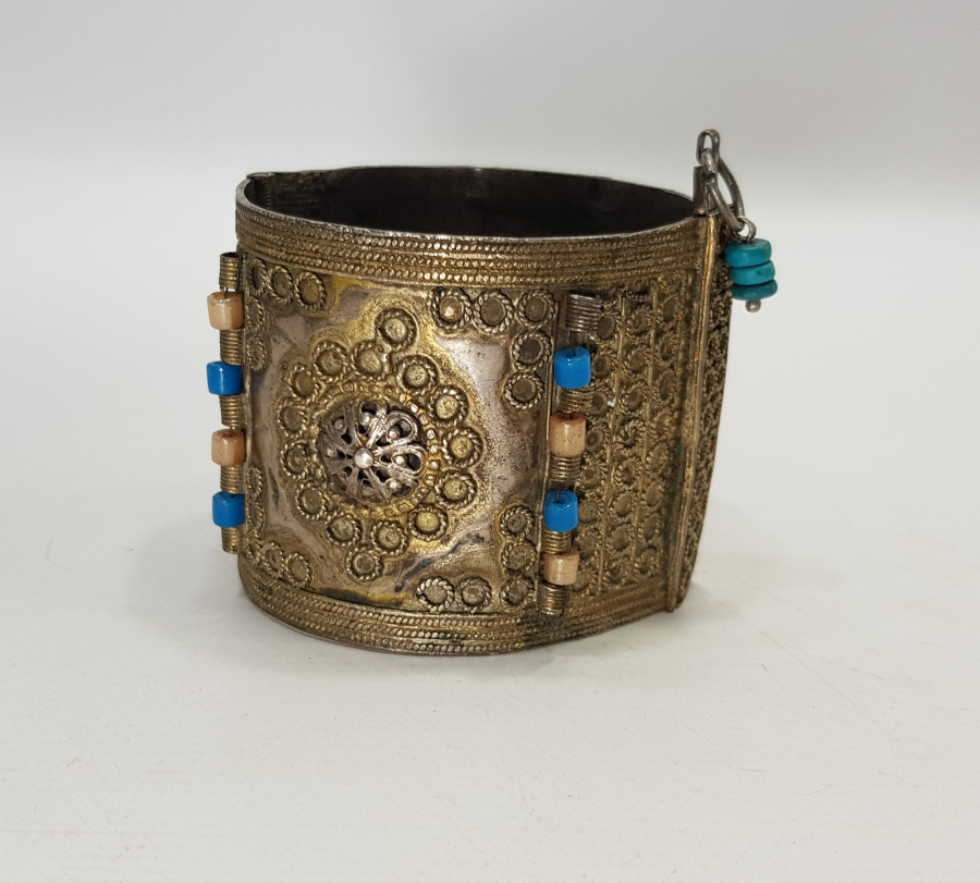 ESKİ TÜRKMEN İŞİ KALLAVİ BİLEKLİK 