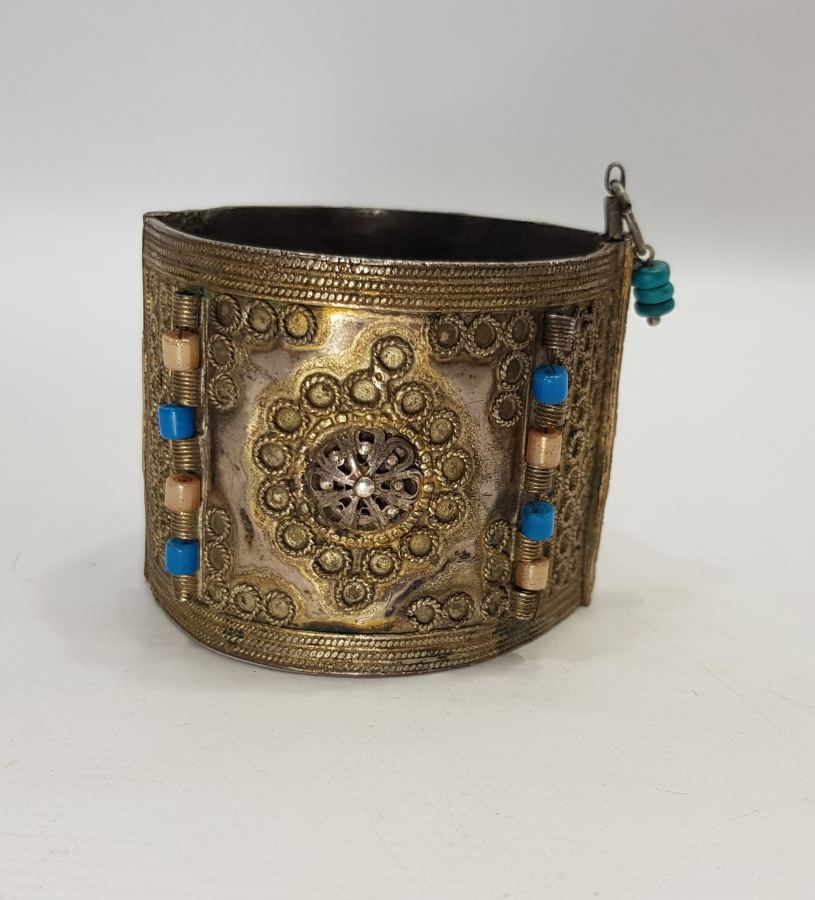 ESKİ TÜRKMEN İŞİ KALLAVİ BİLEKLİK 