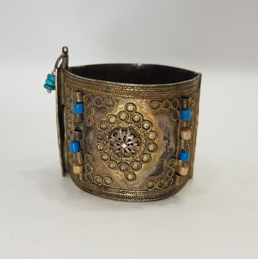 ESKİ TÜRKMEN İŞİ KALLAVİ BİLEKLİK 