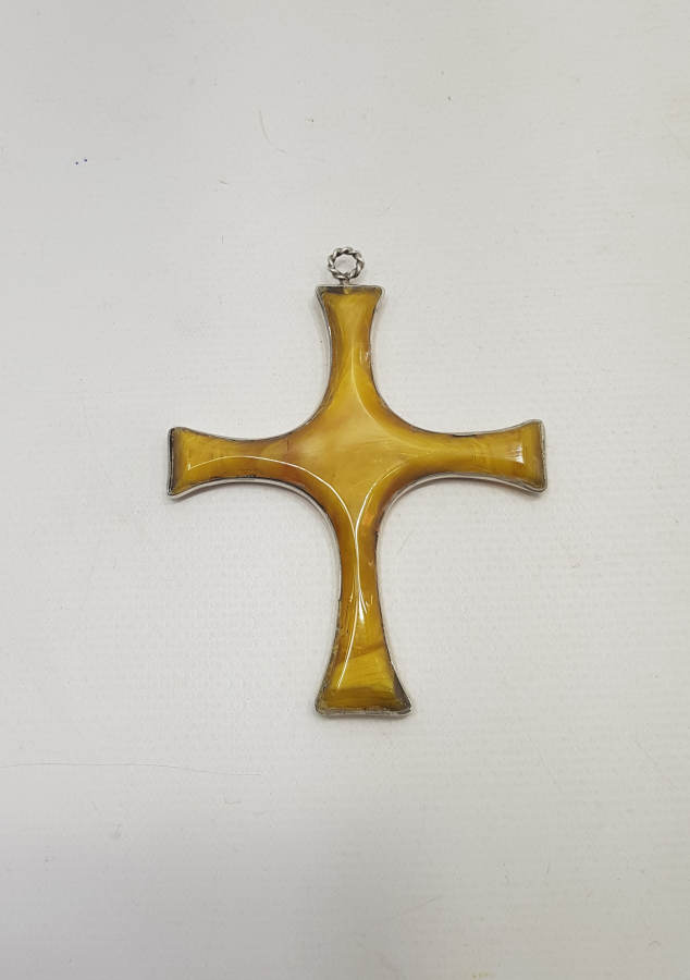 GÜMÜŞ ÇERÇEVELİ KATALİN HAÇ