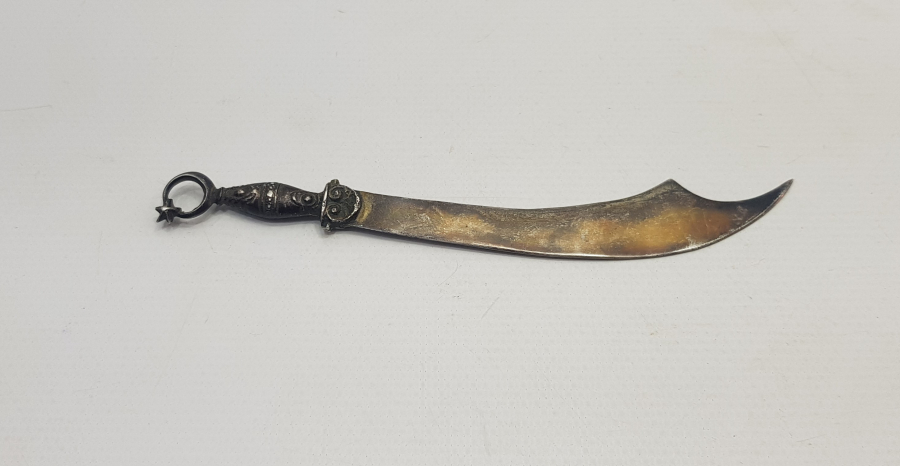 AY YILDIZLI GÜMÜŞ ZARF AÇACAĞI 