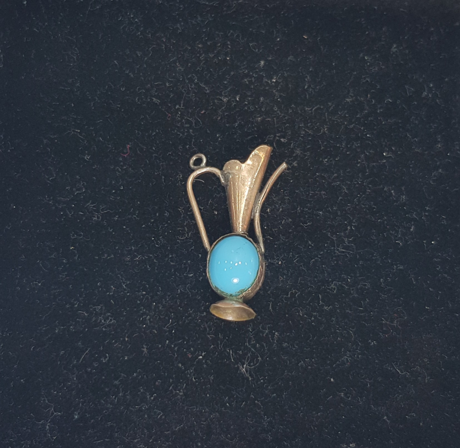 İBRİK FORMLU ALTIN KOLYE UCU 