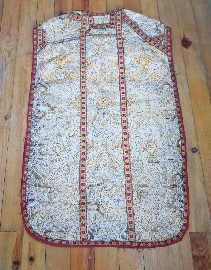 OSMANLI DÖNEMİ İPEK PAPAZ ELBİSESİ 