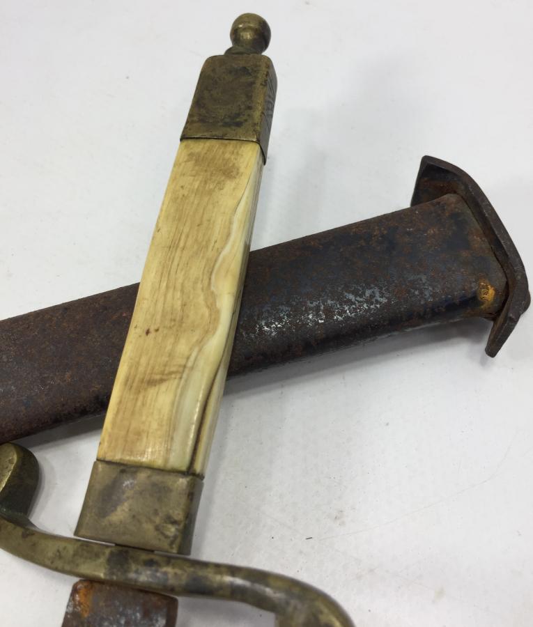 OSMANLI DÖNEMİ MORS SAPLI SUBAY MEÇİ