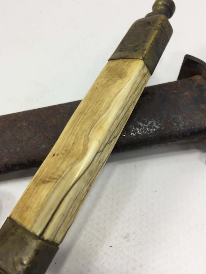 OSMANLI DÖNEMİ MORS SAPLI SUBAY MEÇİ