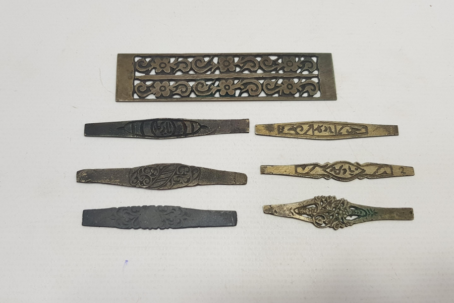 OSMANLI DÖNEMİ OSMANLICA YAZILI TAKI APLİKLERİ