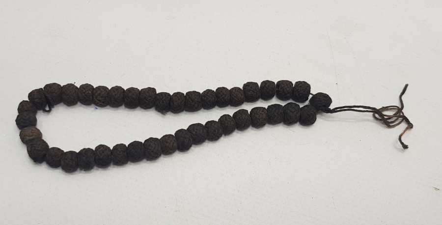 OSMANLI DÖNEMİ TEKKE İŞİ İP ÖRME ÇİLE TESBİHİ 