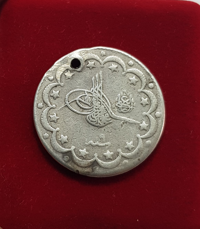 SULTAN MEHMET REŞAT DÖNEMİ OSMANLI GÜMÜŞ 10 KURUŞ