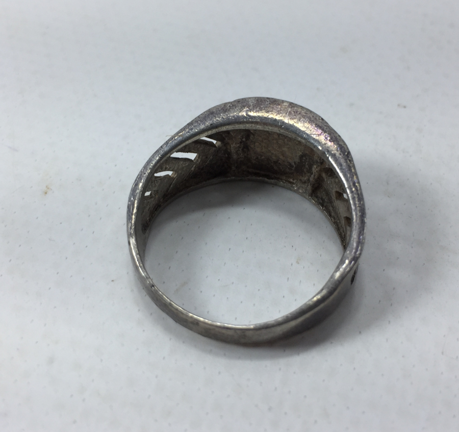 AY YILDIZLI GÜMÜŞ YÜZÜK