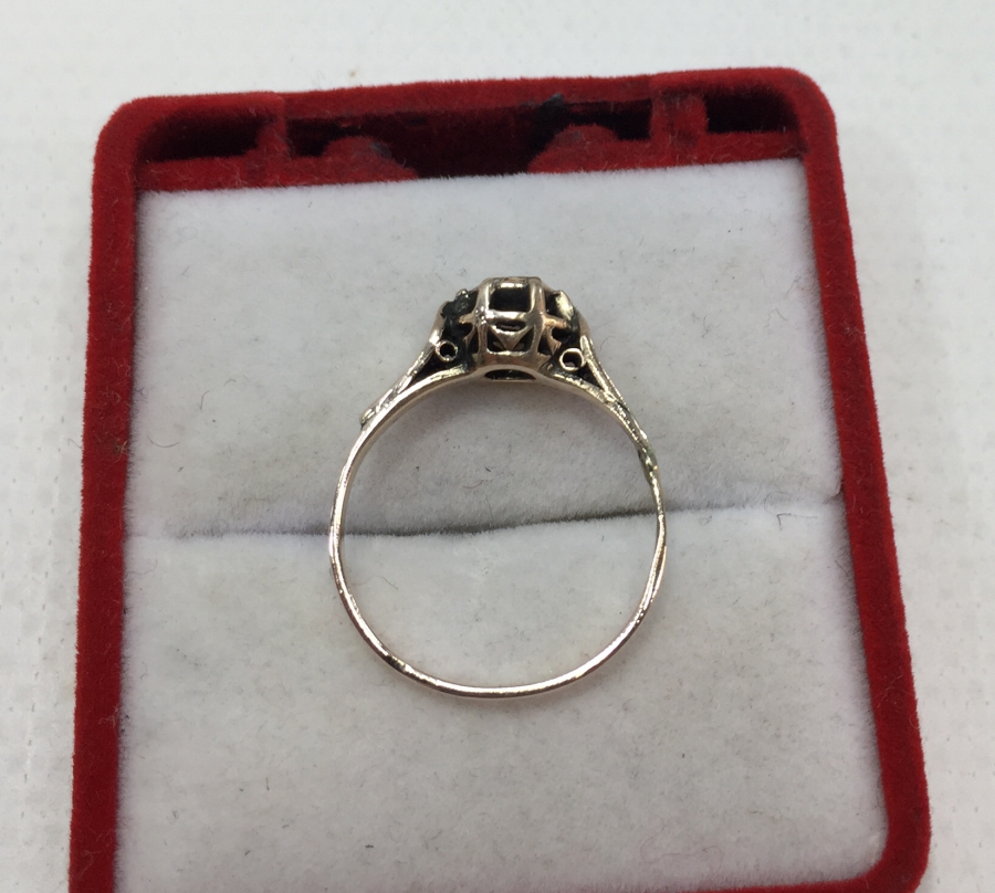 OSMANLI DÖNEMİ ELMAS TAŞLI VE ALTIN TEKTAŞ YÜZÜK