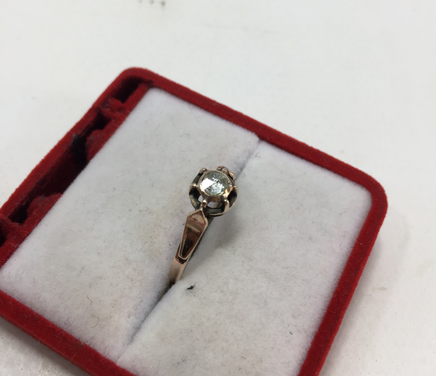 OSMANLI DÖNEMİ ELMAS TAŞLI VE ALTIN TEKTAŞ YÜZÜK