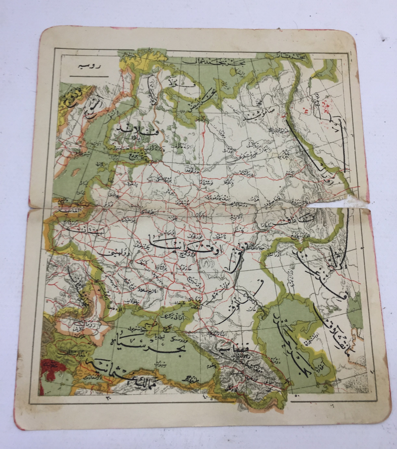 osmanli donemi rusya haritasi bayrak