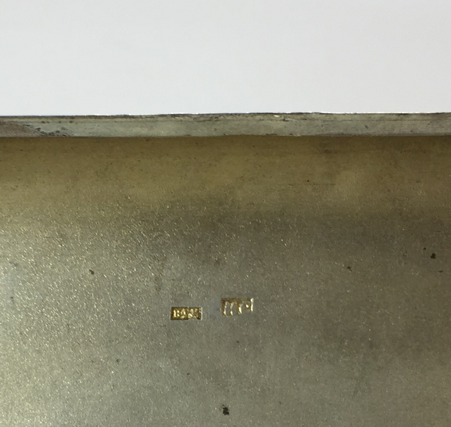 1889 YILI ÇARLIK DÖNEMİ ÜZERİ KALEM İŞÇİLİKLİ RUS TÜTÜN TABAKASI