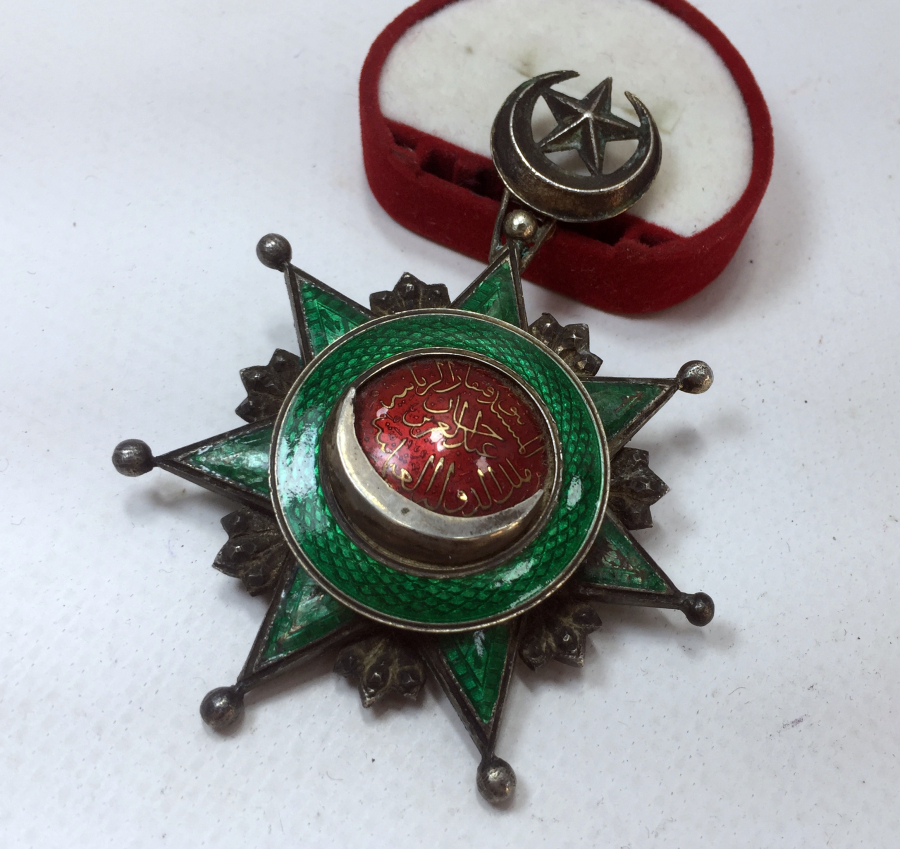 OSMANLI DÖNEMİ 4. DERECE NİŞAN-İ OSMANİ MADALYASI