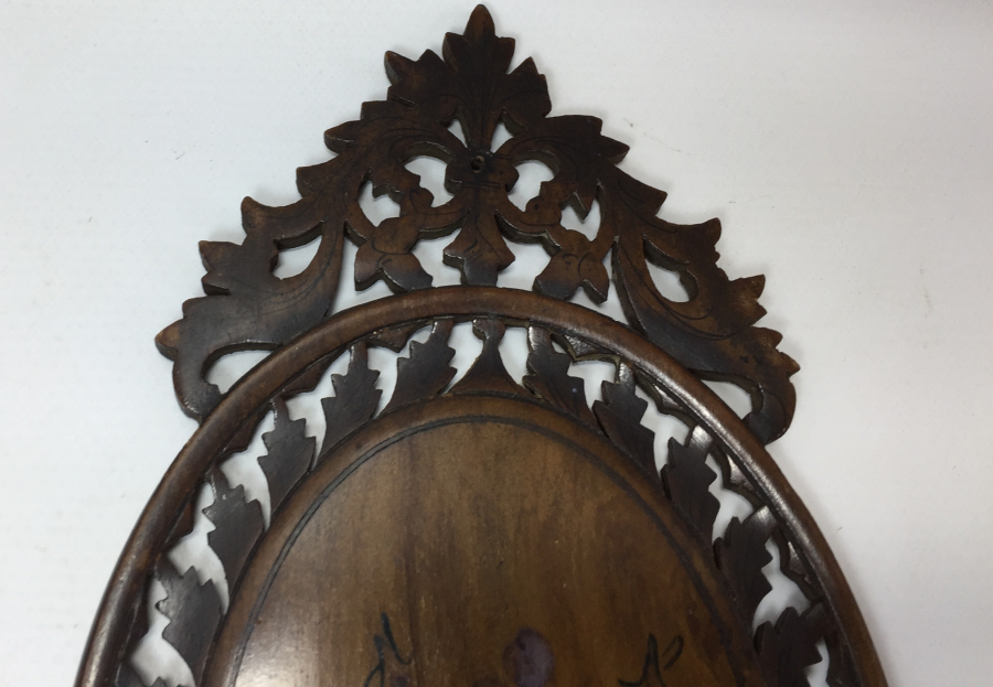 OSMANLI DÖNEMİ AHŞAPTAN MAMUL TAŞ AYNALI GELİN AYNASI