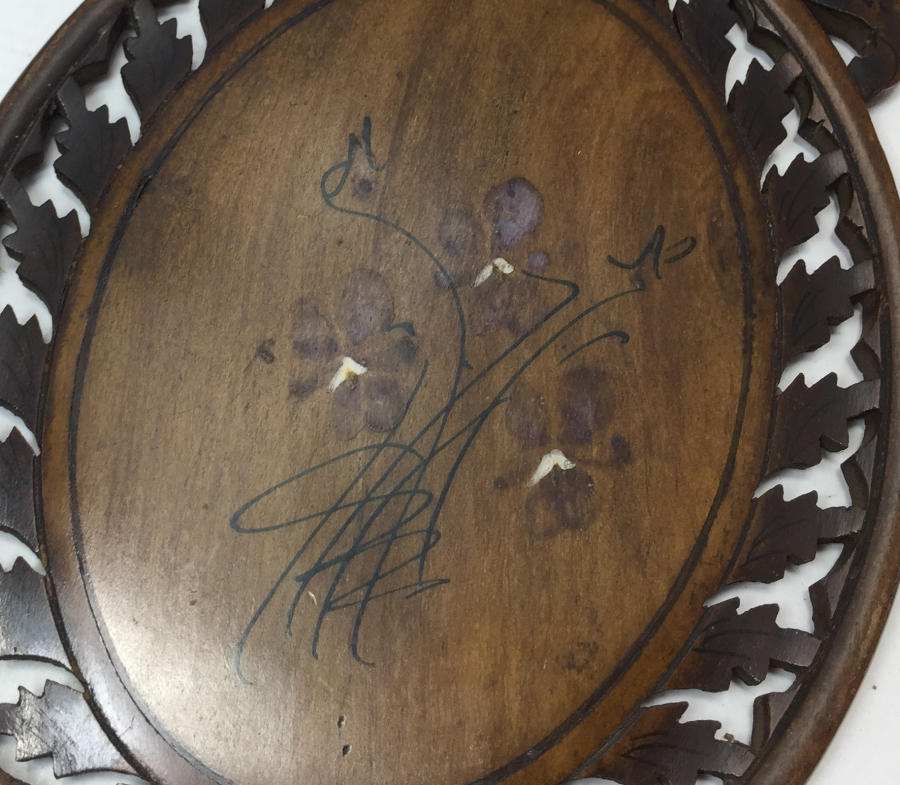 OSMANLI DÖNEMİ AHŞAPTAN MAMUL TAŞ AYNALI GELİN AYNASI