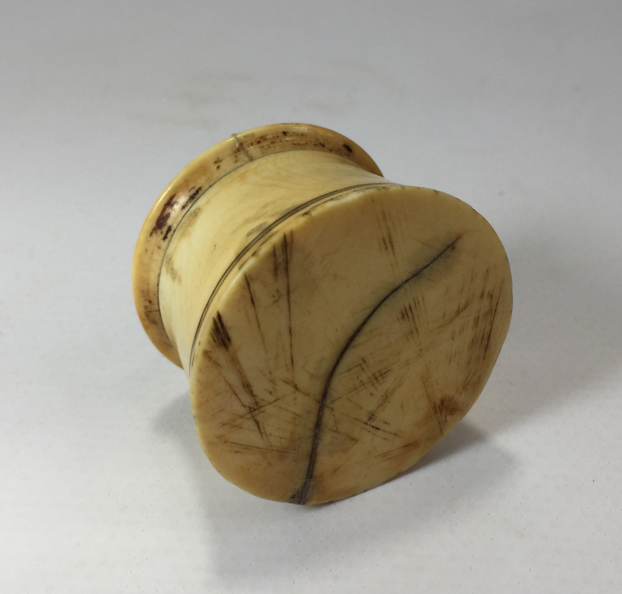 OSMANLI DÖNEMİ FİL DİŞİNDEN MAMUL MİSK KUTUSU