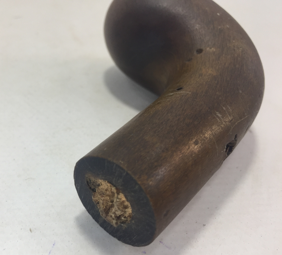 OSMANLI DÖNEMİ GERGEDAN BOYNUZUNDAN MAMUL BASTON SAPI