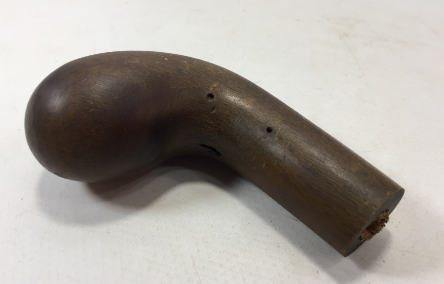 OSMANLI DÖNEMİ GERGEDAN BOYNUZUNDAN MAMUL BASTON SAPI