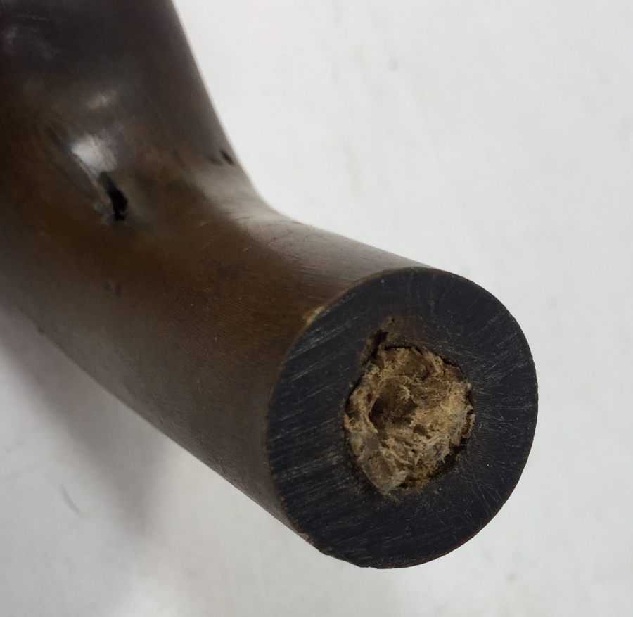 OSMANLI DÖNEMİ GERGEDAN BOYNUZUNDAN MAMUL BASTON SAPI