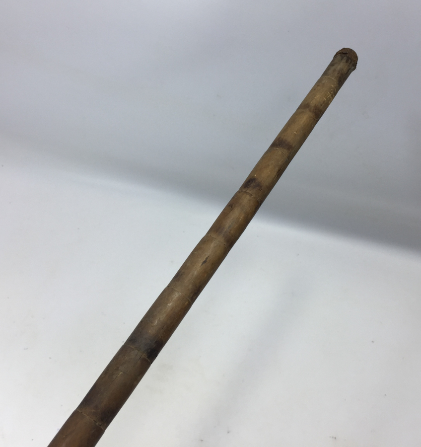 OSMANLI DÖNEMİ GÜMÜŞ SAPLI LALE MOTİFLİ BASTON