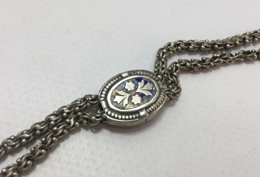 OSMANLI DÖNEMİ MİNELİ SÜRGÜLÜ ARNAVUT ZİNCİR CEP SAATİ KÖSTEĞİ