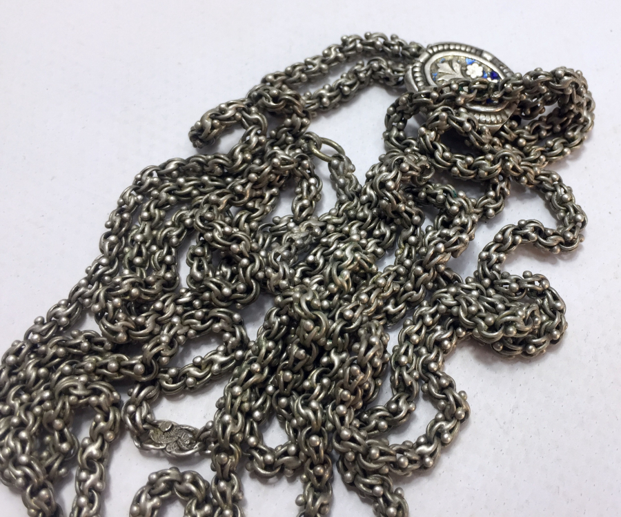 OSMANLI DÖNEMİ MİNELİ SÜRGÜLÜ ARNAVUT ZİNCİR CEP SAATİ KÖSTEĞİ