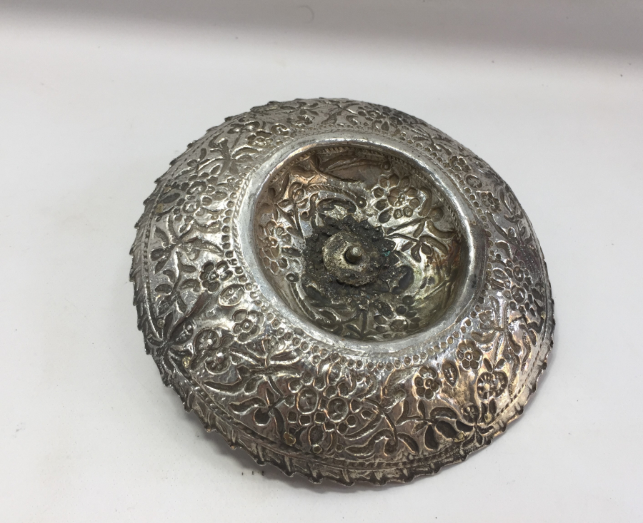 OSMANLI DÖNEMİ RUM İŞİ GÜMÜŞ NADİR FORM KARANFİLLİK