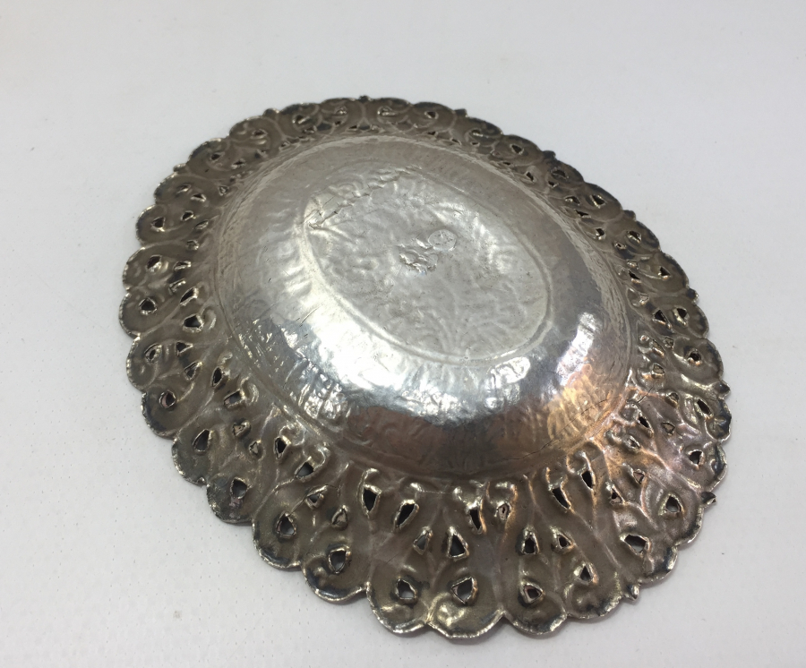 OSMANLI DÖNEMİ TUĞRALI GÜMÜŞ İFTARİYELİK - HURMALIK