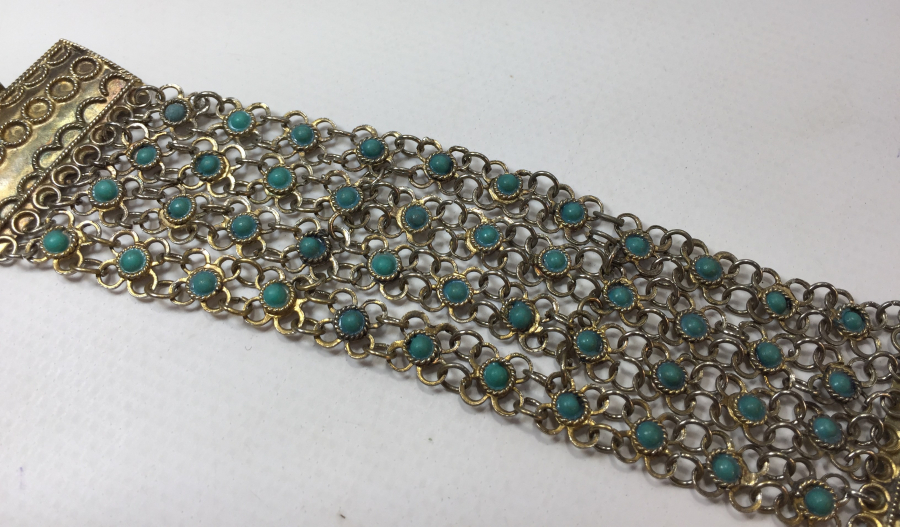 OSMANLI DÖNEMİ TURKUAZ TAŞLI BİLEKLİK