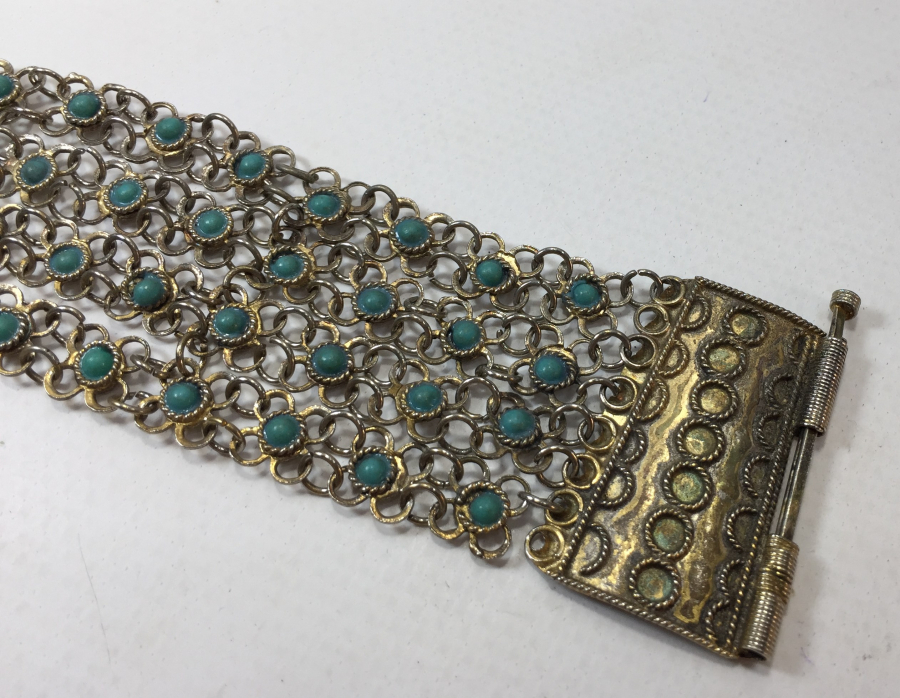 OSMANLI DÖNEMİ TURKUAZ TAŞLI BİLEKLİK