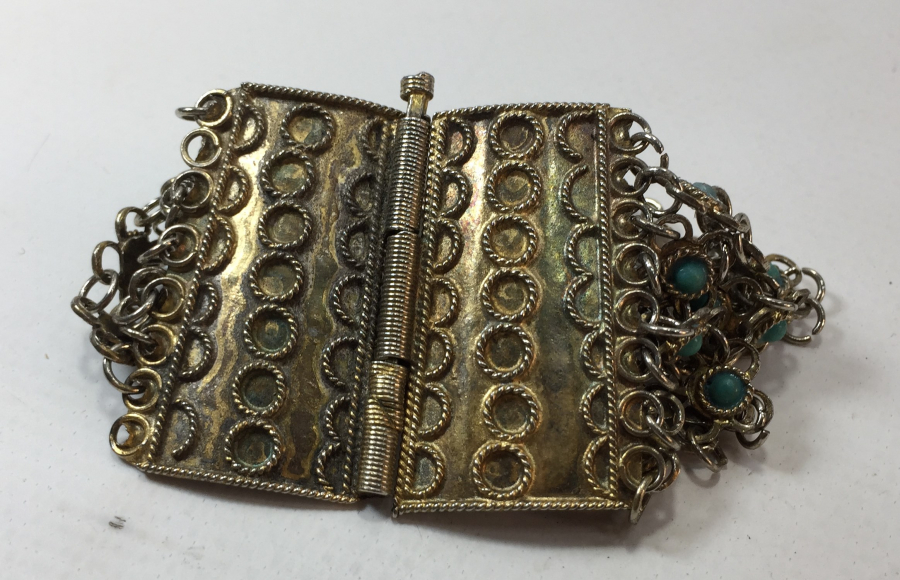 OSMANLI DÖNEMİ TURKUAZ TAŞLI BİLEKLİK