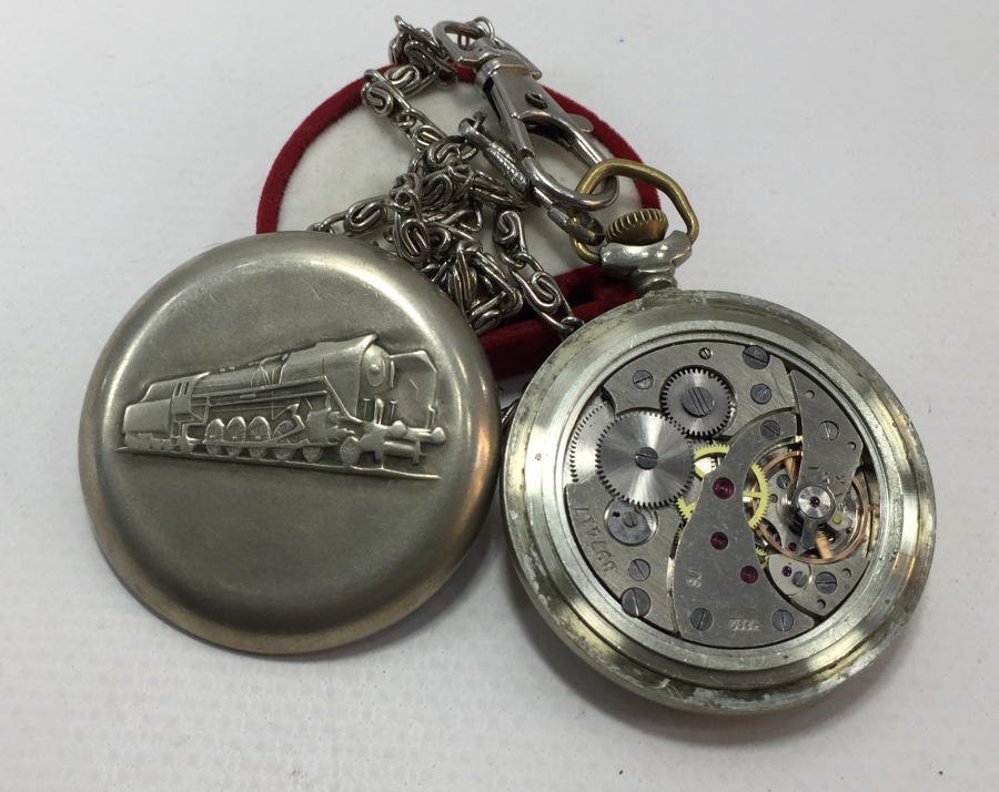 SERKİSOF MARKA KURMALI CEP SAATİ