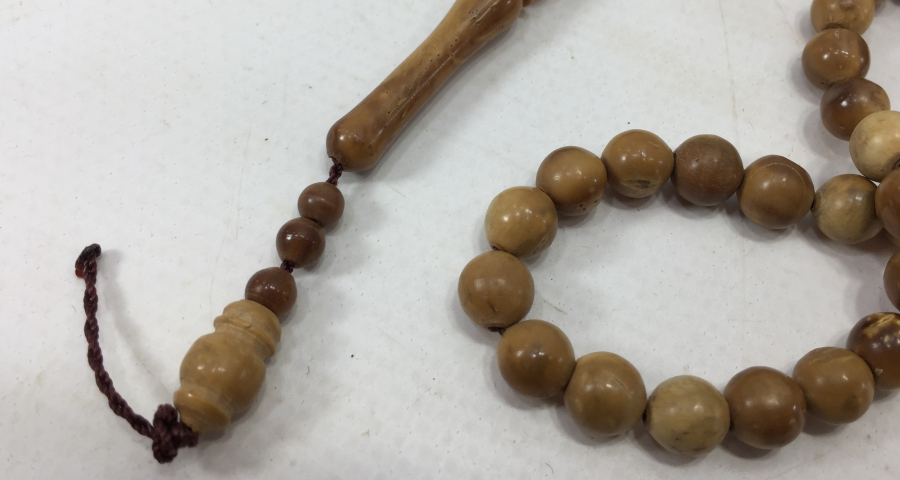 USTA İŞİ KUKADAN MAMUL ANTİKA NAMAZ TESBİHİ